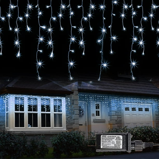 Cadena de luces Dazzle Bright, 9 m, 360 LED, 8 modos, resistente al agua
