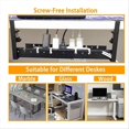 thumbnail image 5 of Under Desk Cable Storage Rack Expandable Management Tray 1Pcs, 5 of 5