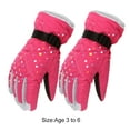thumbnail image 4 of Naiovety 1 par de guantes de nieve gruesos para mantener el calor en invierno, accesorio de ropa, guante de esquí con forro flexible, calentador de manos Suministros térmicos Rosa roja Naiovety HA059842-05B, 4 of 6