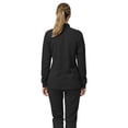 thumbnail image 4 of M&M SCRUBS Women’s Full Zip Scrub Jacket – 4-Way Stretch Warm-Up Jacket with Stand Collar, Moisture-Wicking (Black, Small), 4 of 7