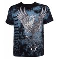 thumbnail image 1 of Camiseta de cuello de la tripulación cruzada voladora de los hombres konflicos - Negro - Pequeño Konflic Camiseta de manga corta, 1 of 2