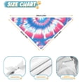 thumbnail image 6 of Dog Bandana 2 Pack,Colorful Tie Dye Pattern Bandanas for Dogs,Cat Bandana,Small/ Large Dog Bandana 2 Size,Dog Bandanas, 6 of 6