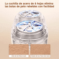 thumbnail image 4 of Quita Pelusa Electrico Doble Cabeza Quitapelusas Inalámbrico BLANCO, 4 of 5