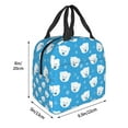 thumbnail image 3 of Vsdgher Cute Polar Bear Print Lunch Bag, Lunch Box for Women Adult Men, Lunch Tote Insulated Cooler Lunch Container for Work/Office/Picnic/Travel, 3 of 8