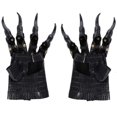 thumbnail image 1 of Accesorios para fiesta de Halloween, carnaval, cosplay, guantes de garra de dragón (negros), 1 of 5