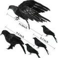 thumbnail image 2 of 5pc Simulation Crow Decoration All Saints Crow Props Simulation Party Supplies Decoration Halloween Decorations, 2 of 9