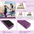 thumbnail image 5 of Gymax 7FT Folding Gymnastic Beam Portable Floor Balance Beam w/Handles for Gymnasts Purple, 5 of 9