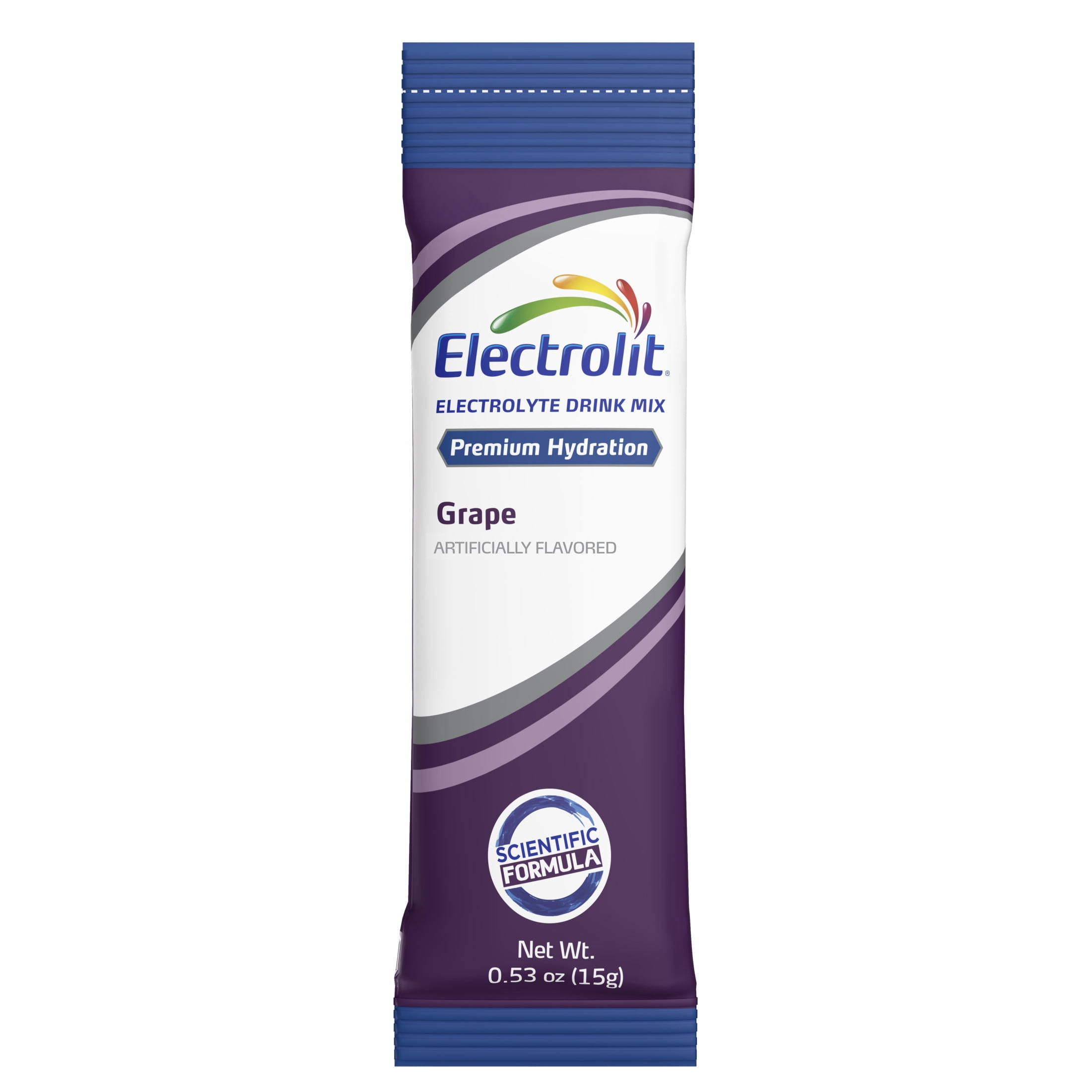 Electrolit Powder Drink Mix, Grape, 1 Box of 6 Packets