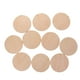 thumbnail image 2 of Discos de madera con agujeros: monedas de madera natural, círculos de madera, amuletos redondos de madera 100mm 10 piezas, 2 of 9
