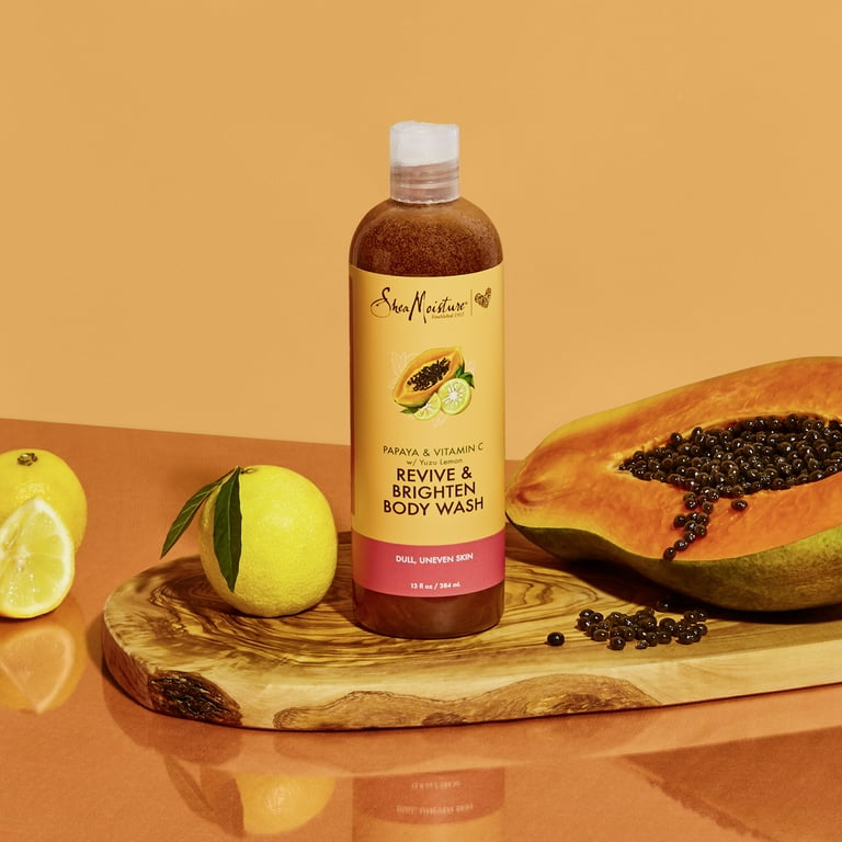 SheaMoisture Body Wash Papaya and Vitamin C 14 oz - Walmart.com SheaMoisture Body Wash Papaya and Vitamin C 14 oz - Walmart.com