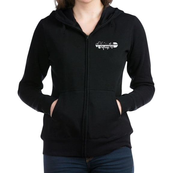 CafePress - Los Angeles Skyline - Women's Zip Hoodie