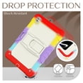 thumbnail image 6 of XYX For iPad Pro 13 inch Case 2024 (M4), 3in1 Heavy Duty Shockproof Tablet Case with Stand, Shoulder Strap, Rainbow Red, 6 of 7