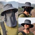 thumbnail image 5 of Yuedong Summer 50+ UV Proof Fishing Cap Sunshade Hat Breathable Detachable Wide Brim Sun-proof UV Proof Fishing Cap,Fisherman Hat,Outdoor Hiking Cap,Gardening Hat, 5 of 15