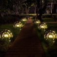 thumbnail image 3 of 90LED Waterproof Solar Powered Outdoor Grass Globe Dandelion Lamp For Garden Lawn Landscape Lamp Holiday Light with Remote Control(White), 3 of 8
