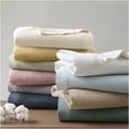 thumbnail image 6 of JERFIT Egyptian Cotton Blanket Queen Full Size, 90x90 Inch Ultra Soft & Breathable Bed Blanket for All Seasons, Sage Green, 6 of 10