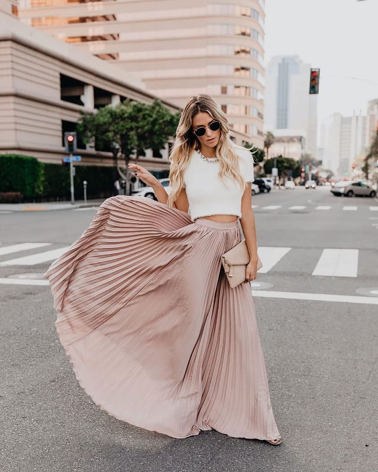 elegant long skirts and tops