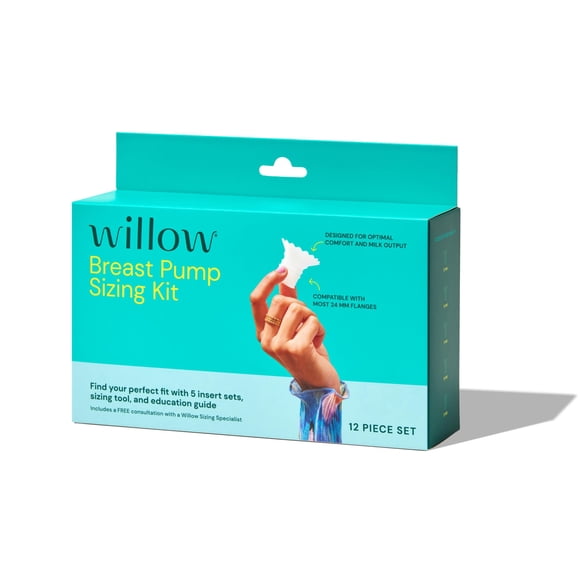 Kit de dimensionamiento de extractores de leche Willow para bridas Willow Go, Wave de 24 mm