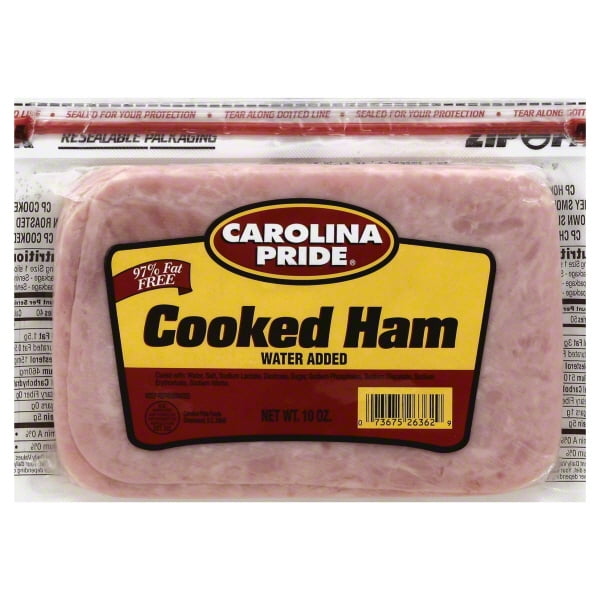 Carolina Pride Cooked Ham, 10 Oz. - Walmart.com - Walmart.com