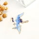 thumbnail image 4 of Broche Hugo de cuello Dayan Pins para Navidad Boda Mujeres Bolsos, 4 of 9