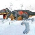 thumbnail image 4 of Modelo de tiburón dinosaurio grande de 84 cm, juguetes para niños, Tyrannosaurus Rex, marionetas suaves, animales, Velociraptor, Jurassic Worlds, regalo para niños, 4 of 5