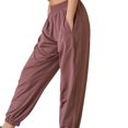 thumbnail image 1 of Wangscanis Women Sports Pants,Middle Waist Elastic Slacks, 1 of 6