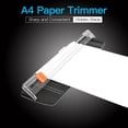 thumbnail image 4 of eccomum Portable Paper Trimmer A4 Size Paper Cutter Cutting Machine 12 Inch Cutting Width for Craft Paper Photo Laminated Paper, 4 of 7