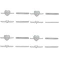thumbnail image 1 of AVEKI 8 Pcs Strap Decorative Ring Relojes Inteligentes Para Mujer Watchband Decor Watch Strap Loop Decor 0601M, 1 of 8