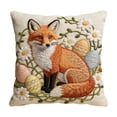 thumbnail image 2 of Wooowa 18 Inch Easter Short Lint Pillow Cover, Cute Embroidered Throw Pillowcase, Soft Plush Decor Cover, Sofa Bedroom Living Room Decor, Easter Home Indoor Festive Decoration, 2 of 6