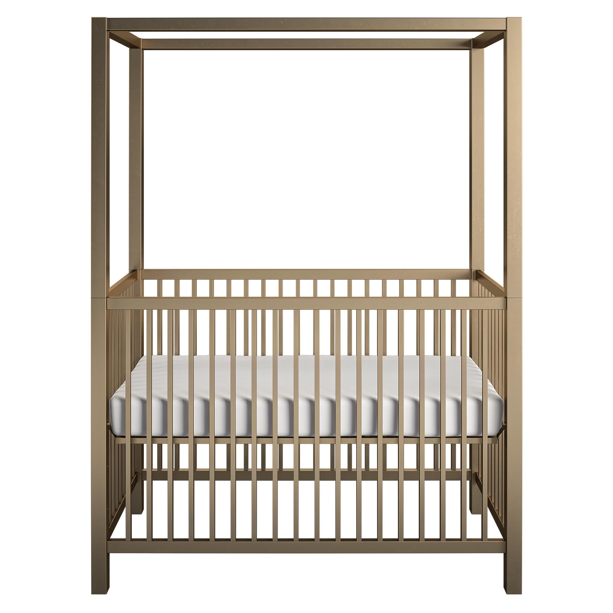 gold canopy crib