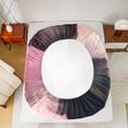 thumbnail image 5 of Homewish Vintage Artwork Adult Full Size Sheets, Black Pink Square Abstract Bed Sheets, Fashion Oil Printing Sheet Sets, Microfiber Bedroom Decor, 4-Piece, 5 of 7