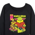 thumbnail image 3 of Star Wars - The Mandalorian Mando Cover  - Wo Men's French Terry Long Sleeve Pullover, 3 of 5