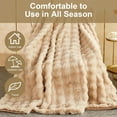 thumbnail image 3 of CJC Plush Fleece Blankets Soft Warm Throws for Sofa Large Fluffy Versatile Blanket Bed Throw for Bedroom, Couch, Travel，Camping, 3 of 7