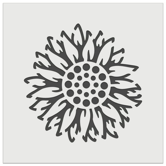 Decorative Sunflower DIY Cookie Wall Craft Stencil - 5.5 Inch