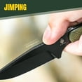 thumbnail image 4 of Kizer Muskrat Fixed Blade Knife D2 Blade G10 Handle Pocket Tactical Knives 1064A1, 4 of 11