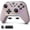 Metallic Berry Powder, variant on Gaming Controller with Hall Effect Joysticks&Triggers, 1200mAh , 1000Hz Polling Rate, 4 Buttons, RGB Lighting - Works with PC Windows//Steam/Luna//- White