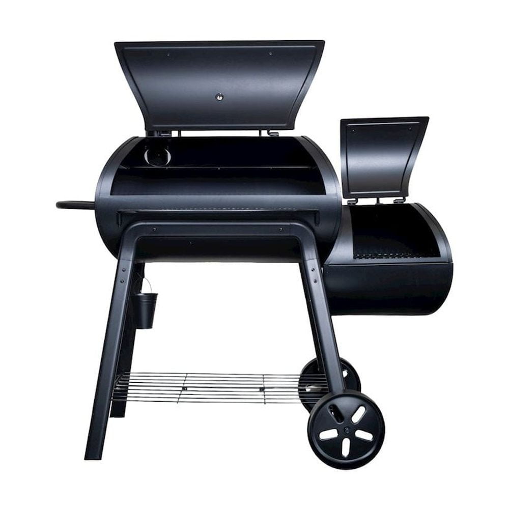 Outdoor Leisure Products Heavy Duty Offset Charcoal Smoker Grill
