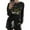 Black, variant on Dreluolixuan Christmas Sweatsuit Set for Women Long Sleeve Pullover Pants Letter Lightweight Vacation Tracksuits