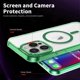 thumbnail image 5 of KAIYANG Funda para iPhone 16 Pro compatible con MagSafe TPU+PC transparente - Verde, 5 of 5