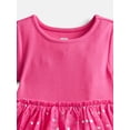 thumbnail image 2 of Wonder Nation Toddler Girls' Tutu Dress with Short Sleeves, Sizes 12M-5T, 2 of 3