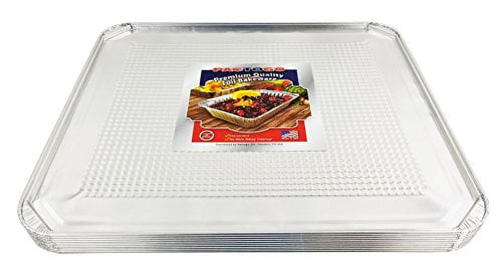 Pactogo Aluminum Foil Oven Liner Sheet Pan 20/Pk - 18" x 15" Disposable Sheets (Pack of 20)