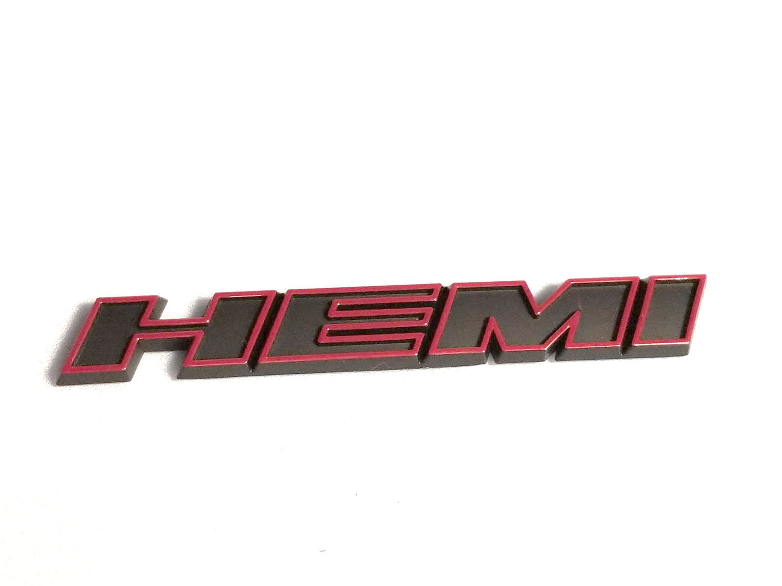 Aizfa 2pcs HEMI Side Fender Emblem Badge Plate Decal with Sticker Compatible for Dodge Charger V8 RT Ram 1500 Challenger 