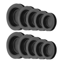 Hemobllo 10Pcs Reusable Black Rubber Bank Stoppers Replacement Plugs