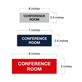 thumbnail image 2 of Basic Conference Room Sign (White/Red) - Small, 2 of 5
