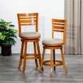 thumbnail image 6 of 24 or 30 Inch Swivel Bar Stool Comfortable Upholstery for Bar Setting, 6 of 6