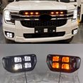 thumbnail image 2 of 2 luces LED de circulación diurna para Ford Ranger T9 2022 2023 2024, señal de giro dinámica, cubierta de lámpara antiniebla LED DRL para coche, 2 of 5