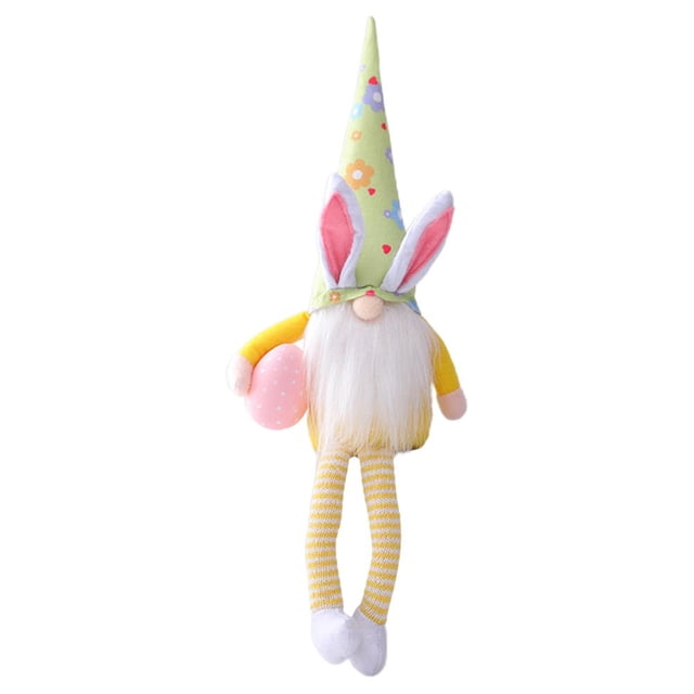 Rostro, Juguete De Peluche, Huevo De Pascua, Conejito, Elfo, Muñeca Enana, Regalos De Primavera, Decoración Del Hogar, Adornos Para El Hogar Eigraketly HA043420-01