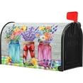 thumbnail image 3 of Spring Floral Mailbox Covers Magnetic Colorful Flowers Leaf Mailbox Cover Standard Size 18 X 21 Inch Spring/Summer Holiday Welcome Mailbox Wrap Post Letter Box Cover Decorative for Home Outdoor Garden, 3 of 6