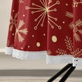 thumbnail image 5 of Coolnut 60" Christmas Snowflakes Round Tablecloth, Waterproof Stain and Wrinkle Resistant Washable Decorative Table Covers for Kitchen Dining Tabletop Party Outdoor Picnic, 5 of 7
