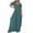 Blue, variant on Kmdttou Up to 30% off! Women'S Solid Color Short-Sleeved Casual Wide-Leg Jumpsuit With Button Pockets on Clearance!