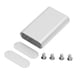 thumbnail image 1 of Caja electrónica de aluminio Estuche de aluminio plateado mate para proyectos de placa de circuito 24x70x110mm, 1 of 9